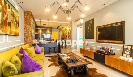 Apartamento com 1 dormitório, 106 m² - venda por R$ 2.100.000,00 ou aluguel por R$ 13.000,00/mês - Aparecida - Santos/SP