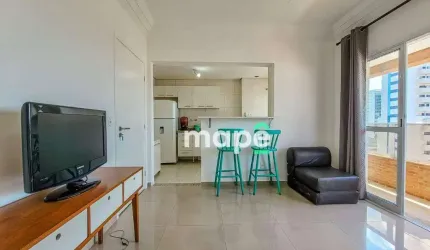 Apartamento com 1 dormitório para alugar, 56 m² por R$ 4.600,00/mês - Boqueirão - Santos/SP