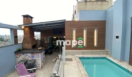 Cobertura com 2 dormitórios à venda, 254 m² por R$ 1.950.000,00 - Macuco - Santos/SP