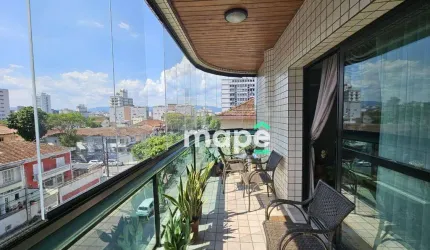 Apartamento com 3 dormitórios à venda, 149 m² por R$ 1.060.000,00 - Embaré - Santos/SP