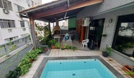 Apartamento Duplex a venda, 4 quartos, 4 suítes, 2 banheiros, 2 vagas, 183m², Tijuca - RJ.
