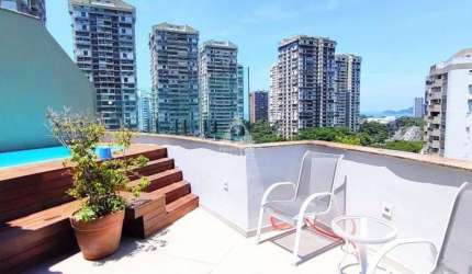 Cobertura à venda, 3 quartos, 2 suítes, 3 vagas, São Conrado - RIO DE JANEIRO/RJ