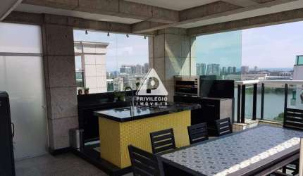 Cobertura 4 quartos com 3 suítes (1 Hidro) sala 2 ambientes 264 mts Península Aquarela, Vista Mar e Montanha, oportunidade!