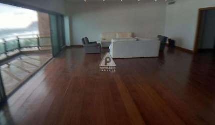 Apartamento 6 quartos, closets, varanda integrada, vista panorâmica para praia de Ipanema e Pedra da Gávea, 4 vagas de garagem, 470 mts, em Ipanema.