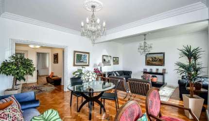 Apartamento à venda na Avenida Rui Barbosa, Flamengo, Original 4 quartos 240m² no Iptu e Vaga na Escritura.
