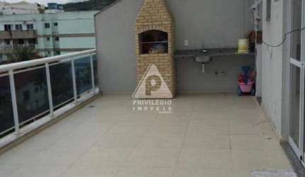Cobertura Linear, 3 suítes, Recreio dos Bandeirantes -163m² - 04 vagas - Piscina
