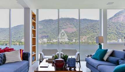 Apartamento 4 quartos, 3 suites, 2 vagas, 280m2 com vista na Lagoa.
