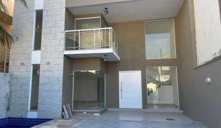 Casa Duplex com 4 suítes, piscina, sauna, churrasqueira no Condomínio Residencial Terra Nostra - Vargem Pequena
