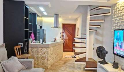 COBERTURA TRIPLEX, 2 QTOS, SUÍTE CANADENSE, LAVANDERIA, ÁREA INTERNA E EXTERNA