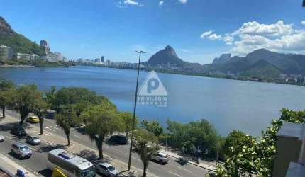 Lagoa! Salão e 2 ambientes , 3 quartos sendo 1 suite vista deslumbrante 360 graus!