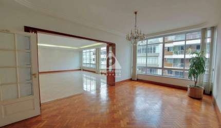 Apartamento a venda: 3 quartos (2 suítes) com 270 m² | 2 vagas na escritura | Posto 6, Copacabana.