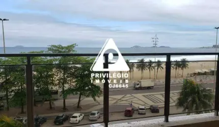 Apartamento conceito, Vista para toda a orla da Avenida Atlantica, um andar inteiro de Bom Gosto