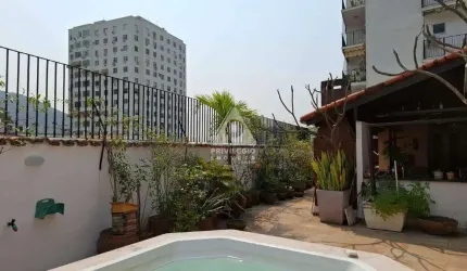Cobertura Linear em laranjeiras 4 quartos com vista cristo e piscina!!!