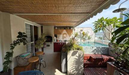 Cobertura à venda, 3 quartos, 2 suítes, 1 vaga, Humaitá - RIO DE JANEIRO/RJ