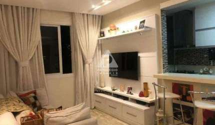Privilegio Imóveis vende: Excelente apartamento de 1 quarto, 1vaga, todo decorado, vista livre, totalmente reformado.