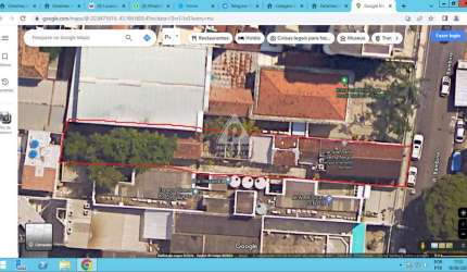 Loja em Botafogo com área aos fundos, potencial de construção de casas ou edifícios em na rua Bambina.