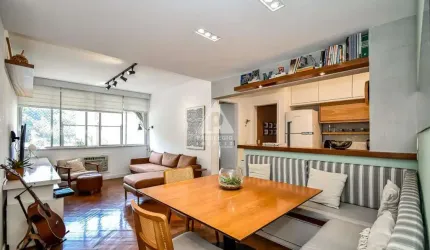Apartamento reformado de 3 quartos com vaga em Botafogo