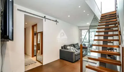 Humaitá! Cobertura duplex, varanda, 4 quartos, 2 suites, 1 vaga, infraestrutura, portaria 24h, 165m²