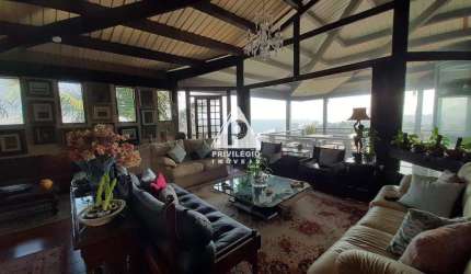 Joá! Casa em condomínio, 4 andares com elevador, 4 suites, 2 vagas, 699m²