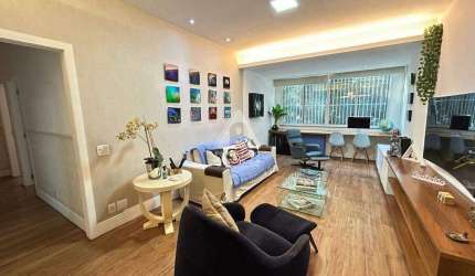 Apartamento 3 quartos, suíte, 120 mts, 1 vaga de garagem, em Ipanema.
