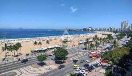 Apartamento 4 quartos, 3 suítes, vista para o mar, 260 mts, 1 vaga de garagem, em Copacabana.