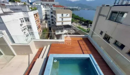 Cobertura triplex com 5 quartos, sendo 3 suítes e 3 vagas