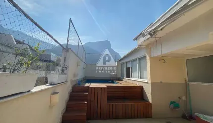 Cobertura no JB, 200m², 3 quartos, vista Corcovado