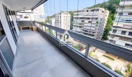 Excelente Apartamento Alto Leblon com 175m², Vista Livre, três Vagas na escritura.