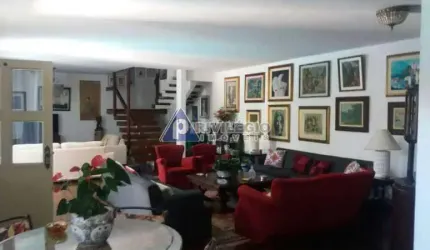 Casa de rua à venda, 4 quartos, 2 suítes, 2 vagas, Laranjeiras - RIO DE JANEIRO/RJ
