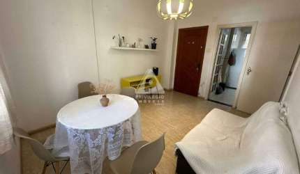 Apartamento de dois quartos no Flamengo disponível para venda na Privilégio Imóveis