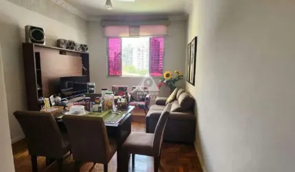 Excelente apartamento 2 quartos com dependência em rua Nobre do Bairro.