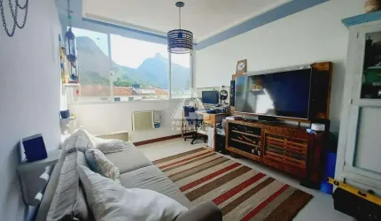 Apartamento de 80m² em condomínio com infraestrutura, vista livre, em Laranjeiras RJ.