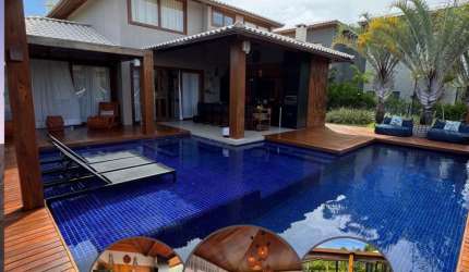 Casa a venda 4 suítes Porteira Fechada no Ilha dos Pássaros - Praia do Forte