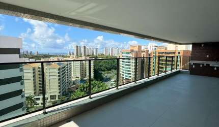 Apartamento a venda andar alto 4 suítes 220 m2 Mansão Bellagio – Alphaville Salvador 1
