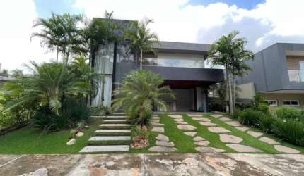 Casa a venda 4 suítes alto padrão no Alphaville Litoral Norte 1