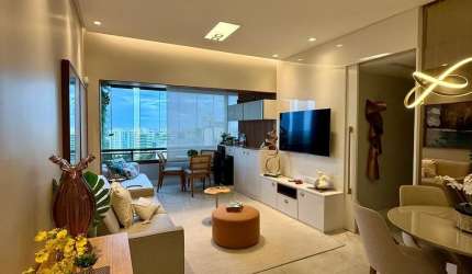 Apartamento à venda no Alphaville Art Ville 78m² 2/4  + gabinete 2 vagas