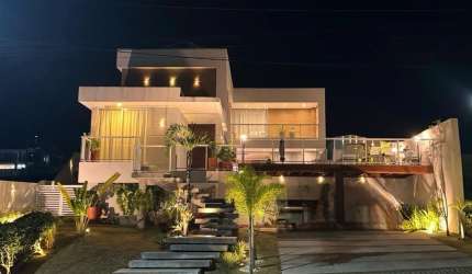 Casa a venda 4 suítes PORTEIRA FECHADA  no Alphaville Litoral Norte 3