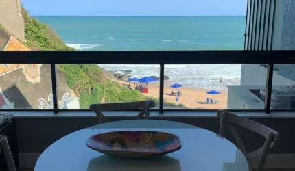 Apartamento 1/4 vista mar, no Rio Vermelho