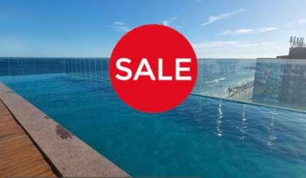 Apartamento a venda vista mar 1/4 51 m2 no Expresso 2222 na Barra