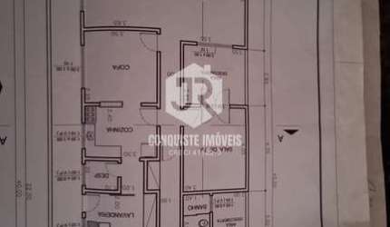 Casa em construção em fase de acabamento