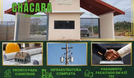 TERRENOS DE 1000 METROS PRONTO PRA CONSTRUIR EM ALUMINIO