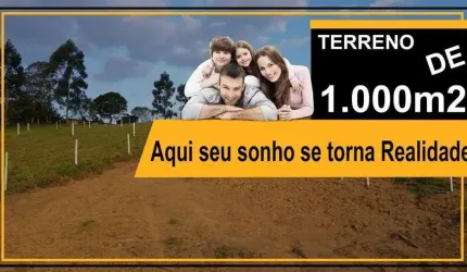 Terrenos de 1000mts em condominio de chacaras