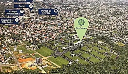 Terreno à venda na Rua Cássio Soares, 297, Dom Feliciano, Gravataí, 466 m2 por R$ 291.104