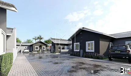 Casa em condomínio fechado com 2 quartos à venda na Rua São Pedro, 630, Loteamento Vila Rica, Gravataí, 42 m2 por R$ 189.900