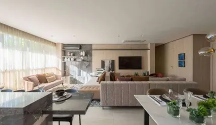 Apartamento pronto de 110 M² com 3 ou 4 dormitórios, lavabo e deposito.