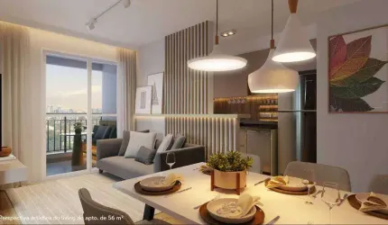 Apartamento pronto no Morumbi de 56 M² com 2 dorm.