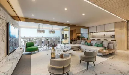 Apartamento pronto na Vila Mariana de 104 M² com 3 dormitórios e lavabo