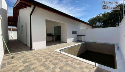 Casa com 2 dormitórios e piscina à venda,  por R$ 520.000 - Suarão - Itanhaém/SP