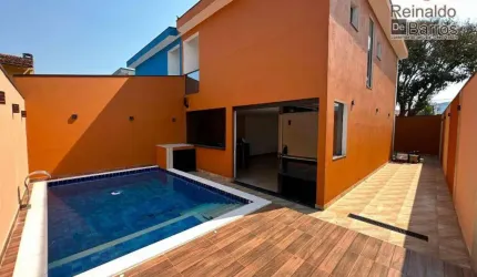 Sobrado com 3 suítes à venda, 126 m² por R$ 720.000 - Jardim Suarão - Itanhaém/SP