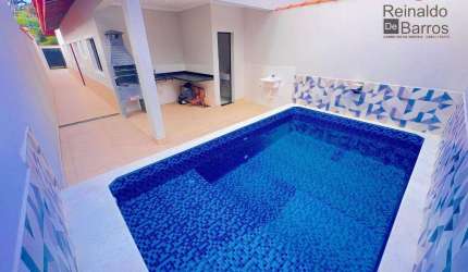 Casa com 3 dormitórios à venda, 72 m² por R$ 430. - Loty - Itanhaém/SP